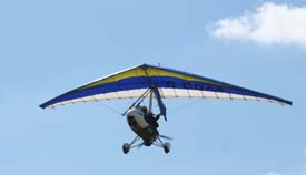 microlight overhead