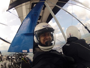 Microlight flight 1