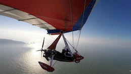 Flying a microlight